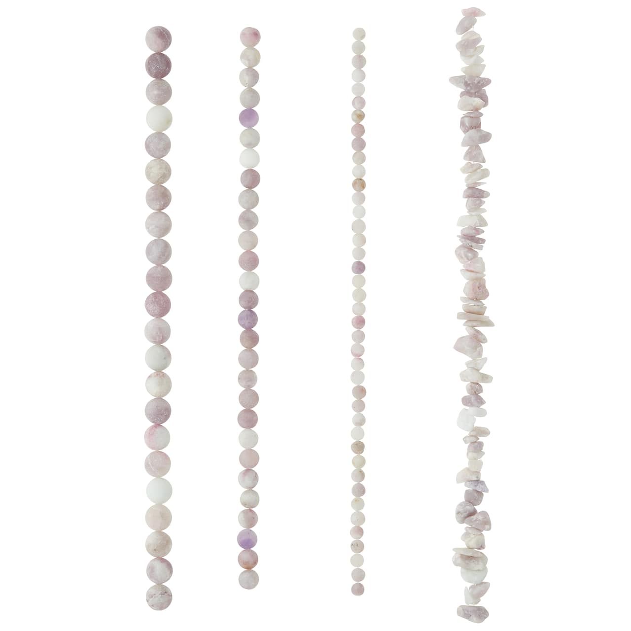 Matte Lilac Stone Mix Beads by Bead Landing™